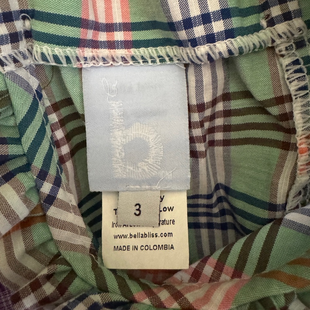 Bella Bliss Multicolor Plaid Dress - Picture 6 of 8